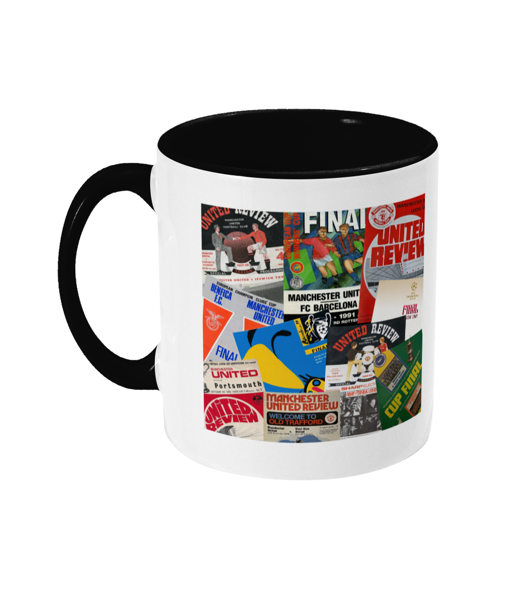 Football Programmes 'Manchester United' Mug