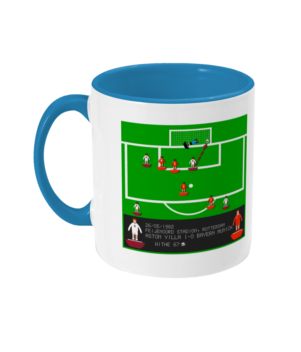 Football Iconic Moments 'Withe - ASTON VILLA v Bayern 1982' Mug