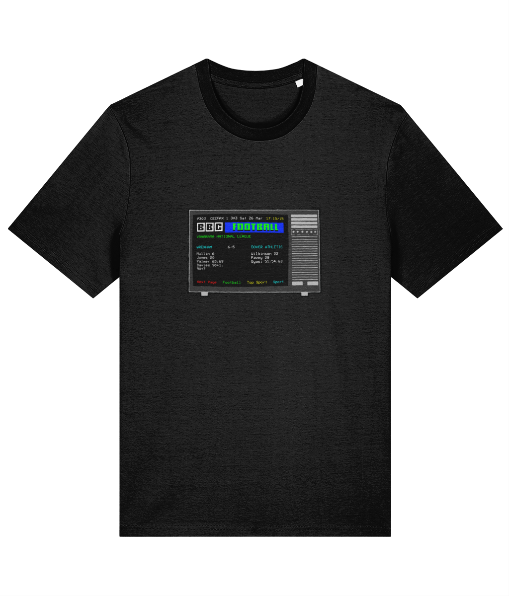 Football Teletext 'WREXHAM v Dover 2022' Unisex T-Shirt