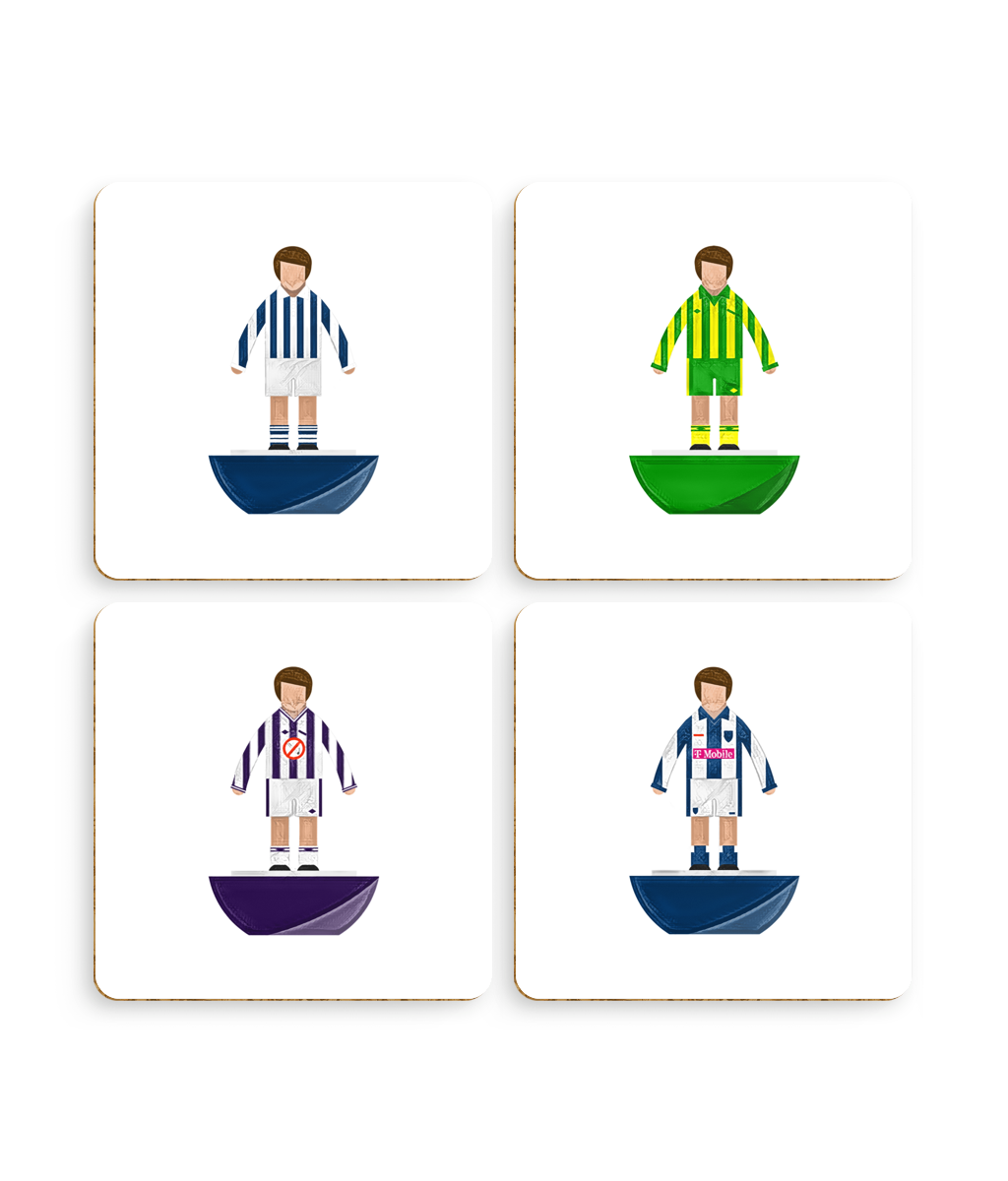 Football Kits 'West Brom sketchbook' Coasters