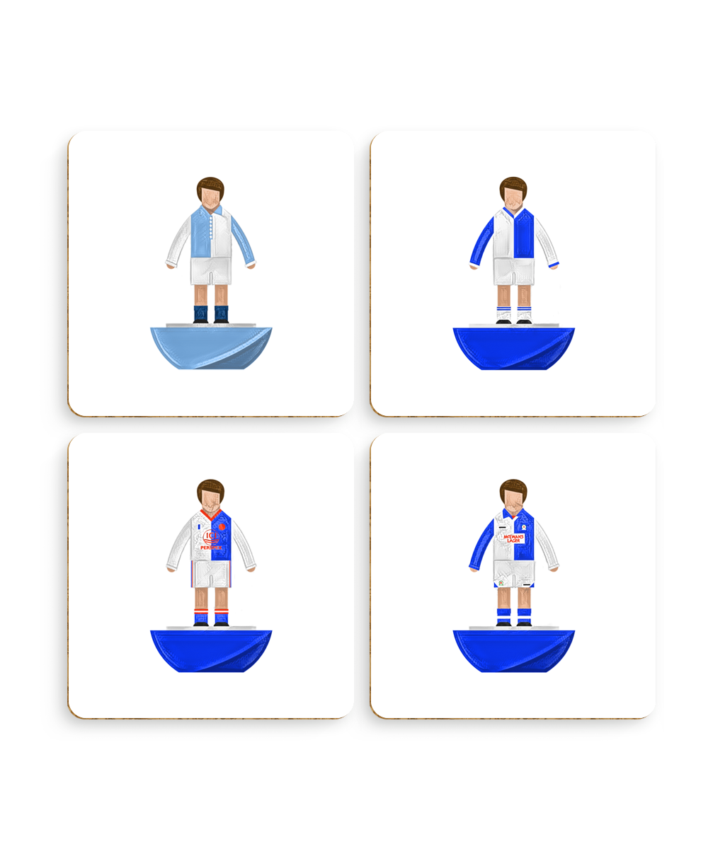 Football Kits 'Blackburn Rovers sketchbook' Coasters