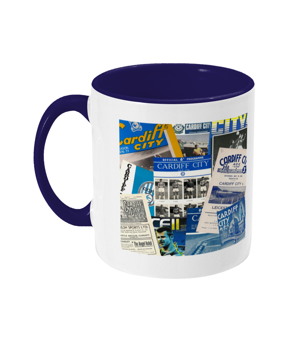 Football Programmes 'Cardiff City' Mug