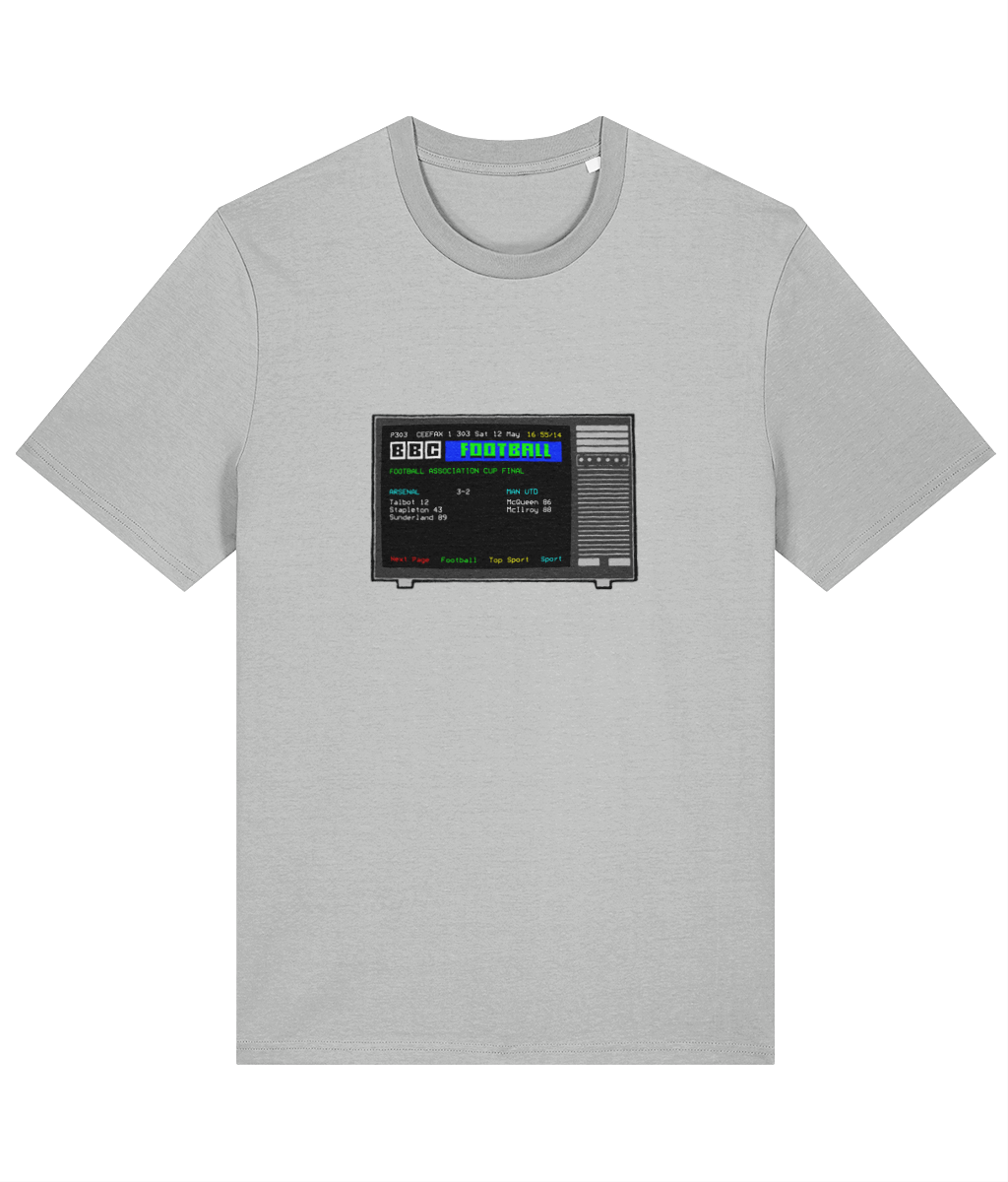 Football Teletext 'ARSENAL v Manchester United 1979 Unisex T-Shirt