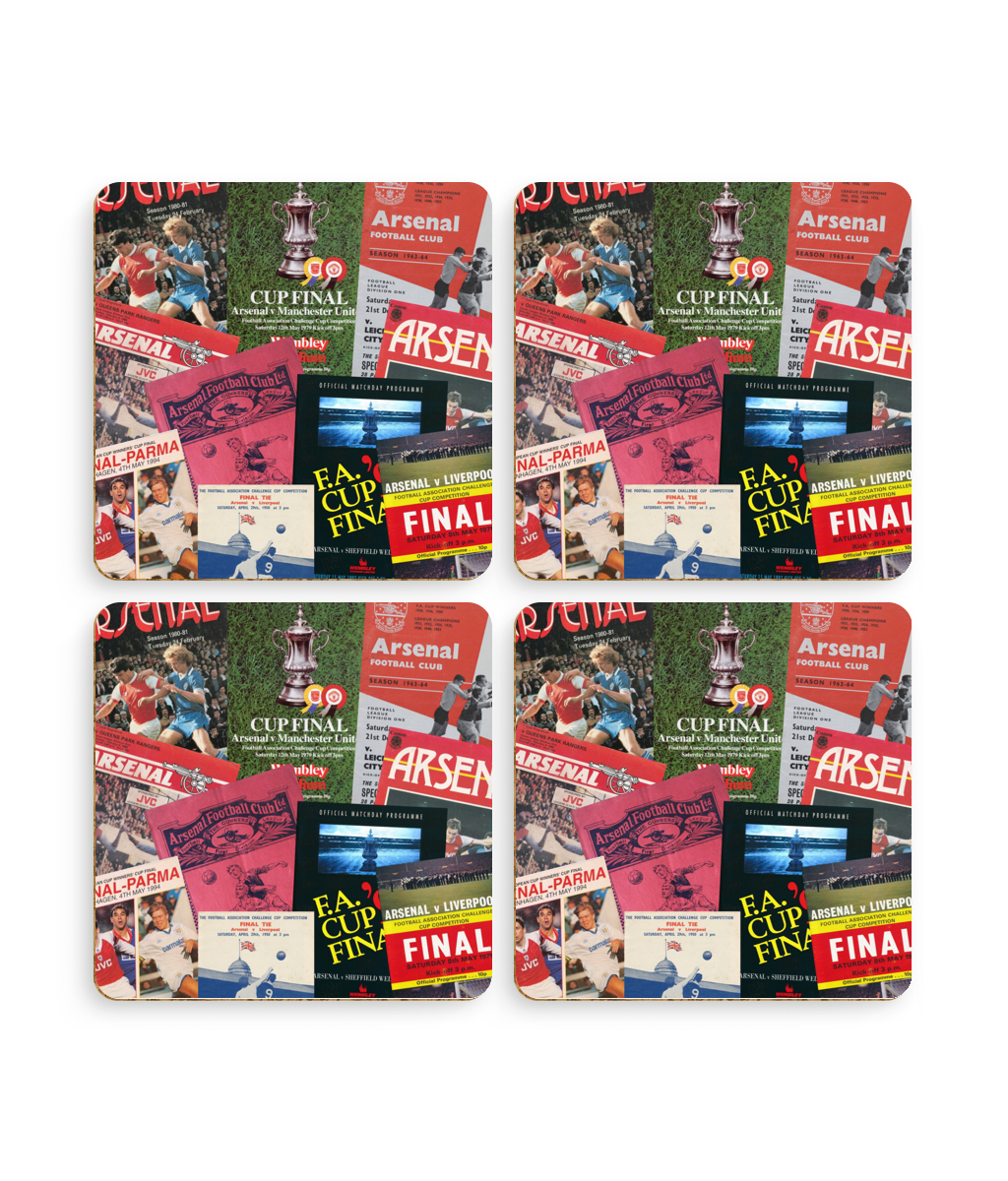 Football Programmes 'Arsenal' Coasters