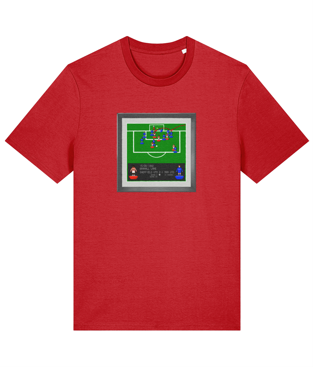 Football Iconic Moments 'Deane - SHEFFIELD UNITED v Manchester United 1992' Unisex T-Shirt