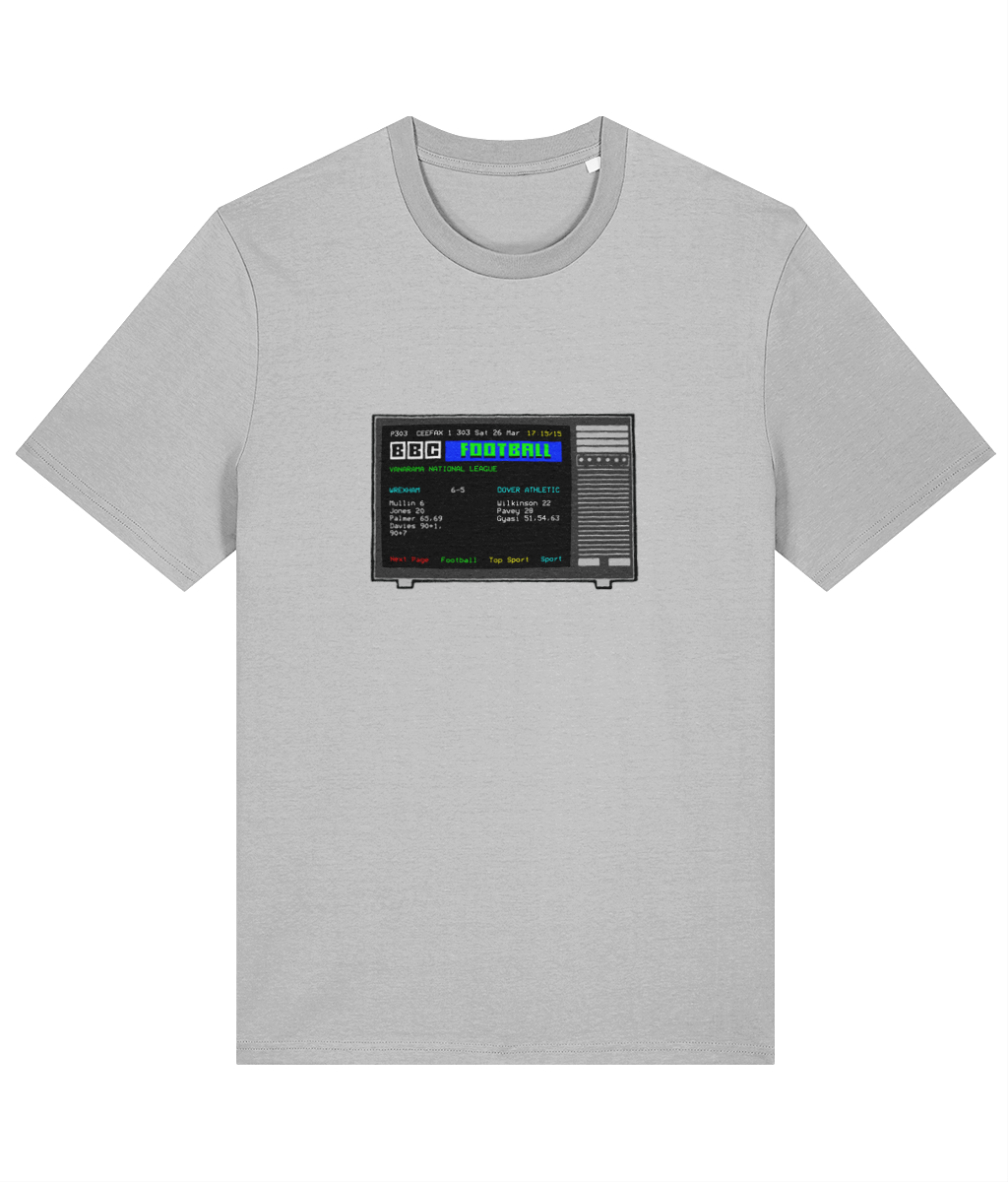 Football Teletext 'WREXHAM v Dover 2022' Unisex T-Shirt
