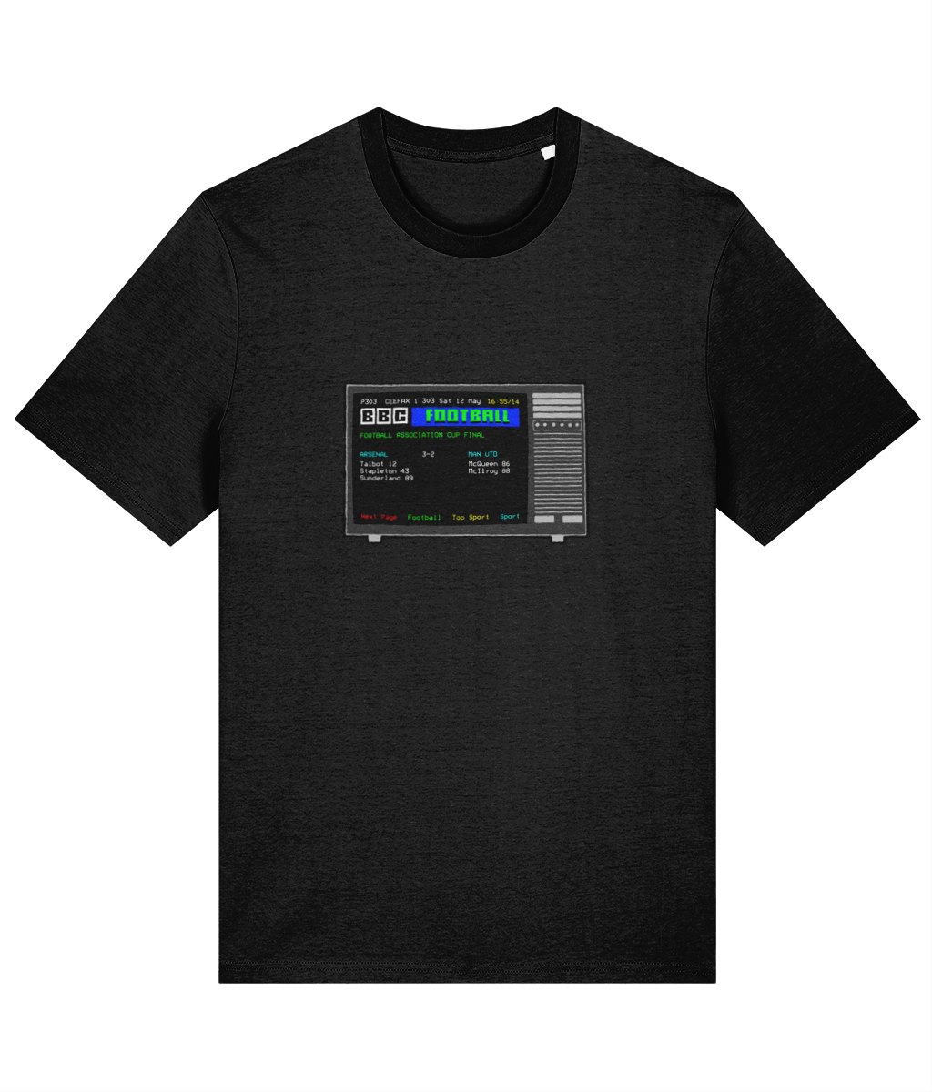Football Teletext 'ARSENAL v Manchester United 1979 Unisex T-Shirt