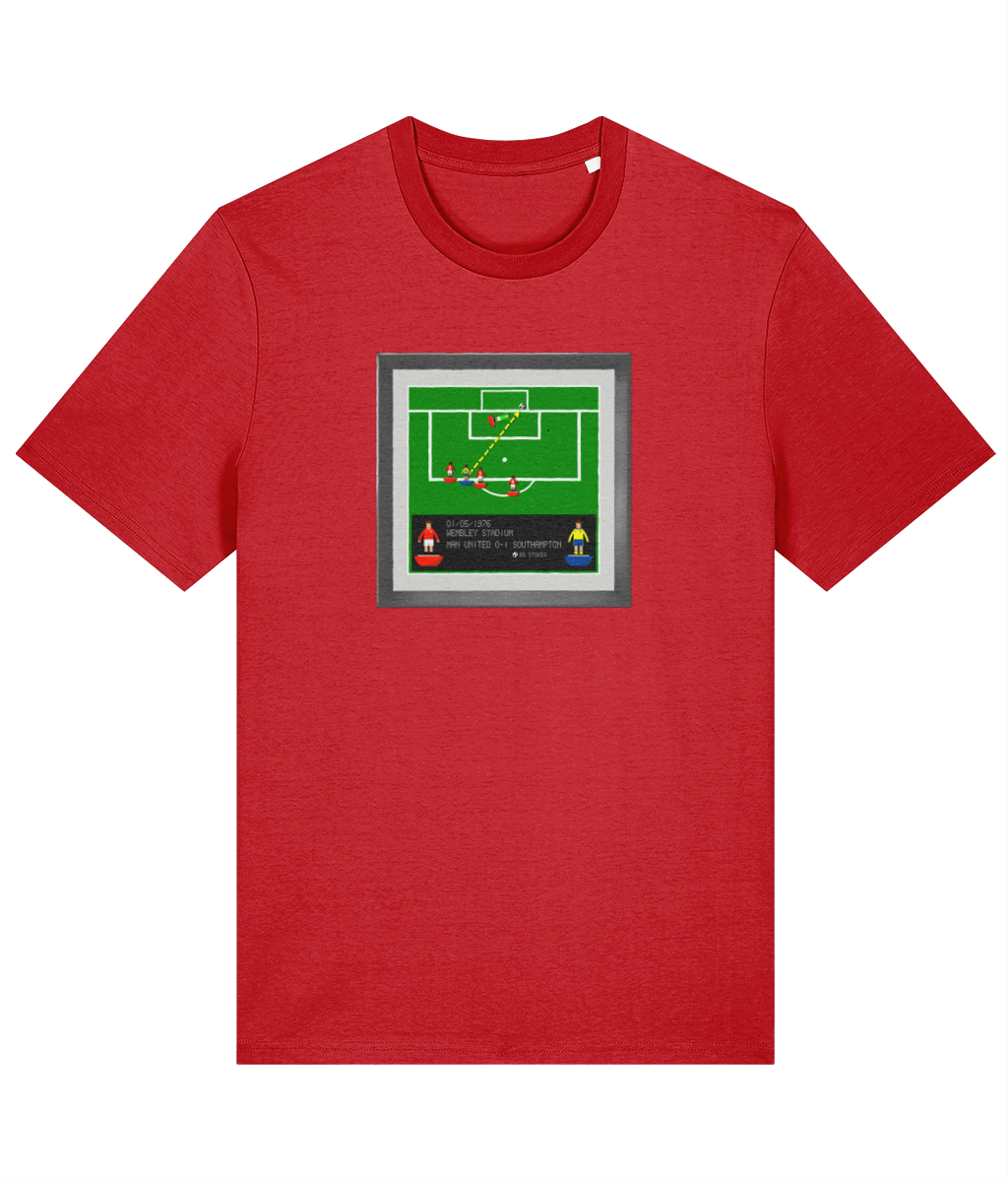 Football Iconic Moments 'Stokes - Manchester City v SOUTHAMPTON 1976' Unisex T-Shirt
