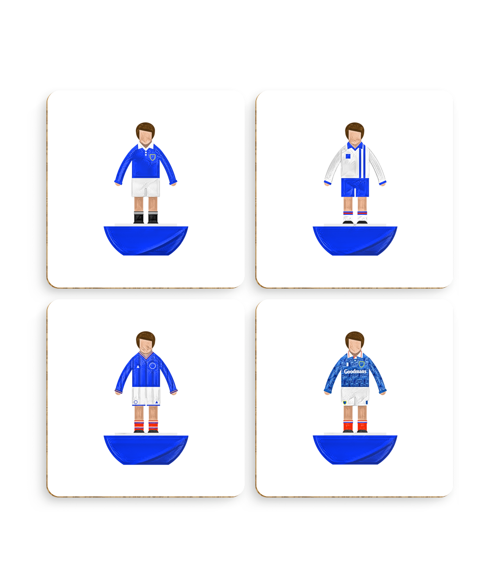 Football Kits 'Portsmouth sketchbook' Coasters