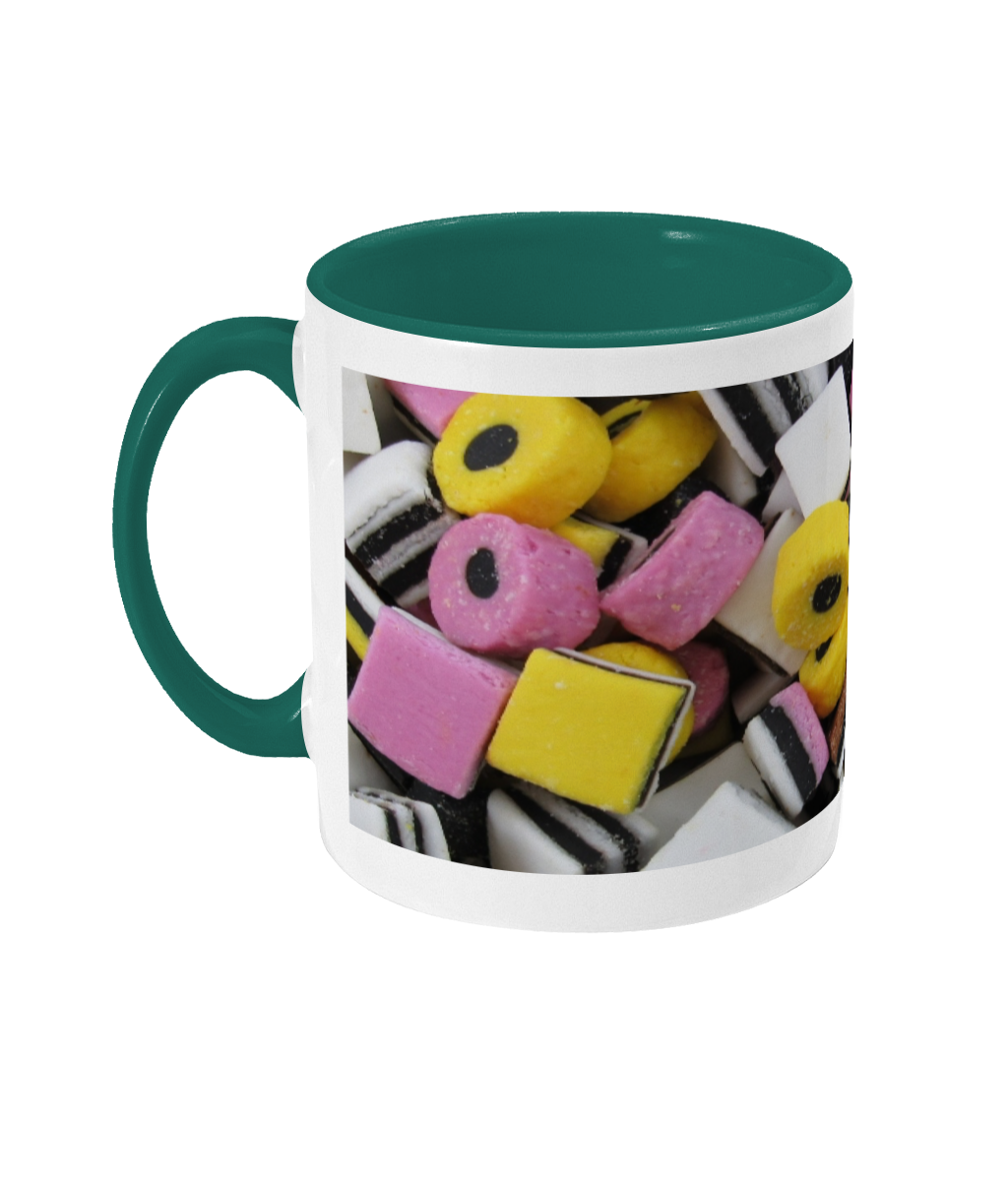 Sweet Shop 'Liqourice Allsorts' Mug