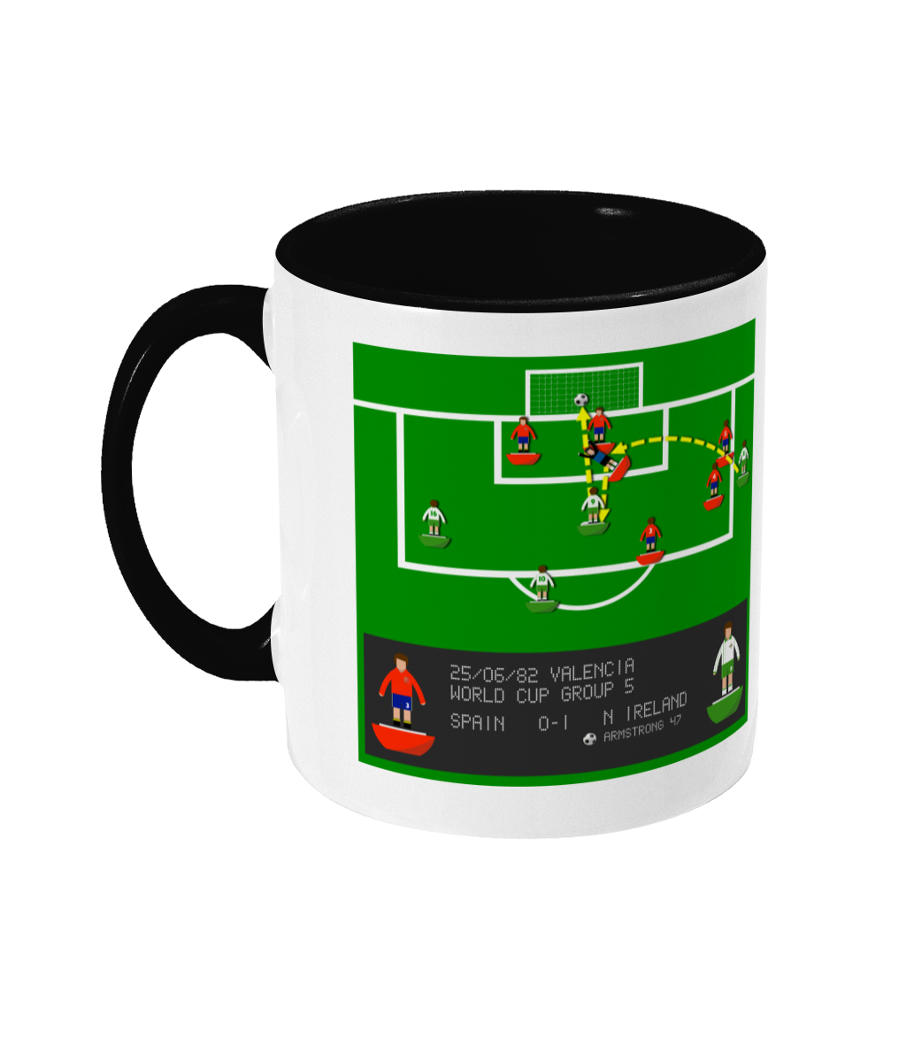 Football Iconic Moment 'Gerry Armstrong Spain v N IRELAND 1982' Mug
