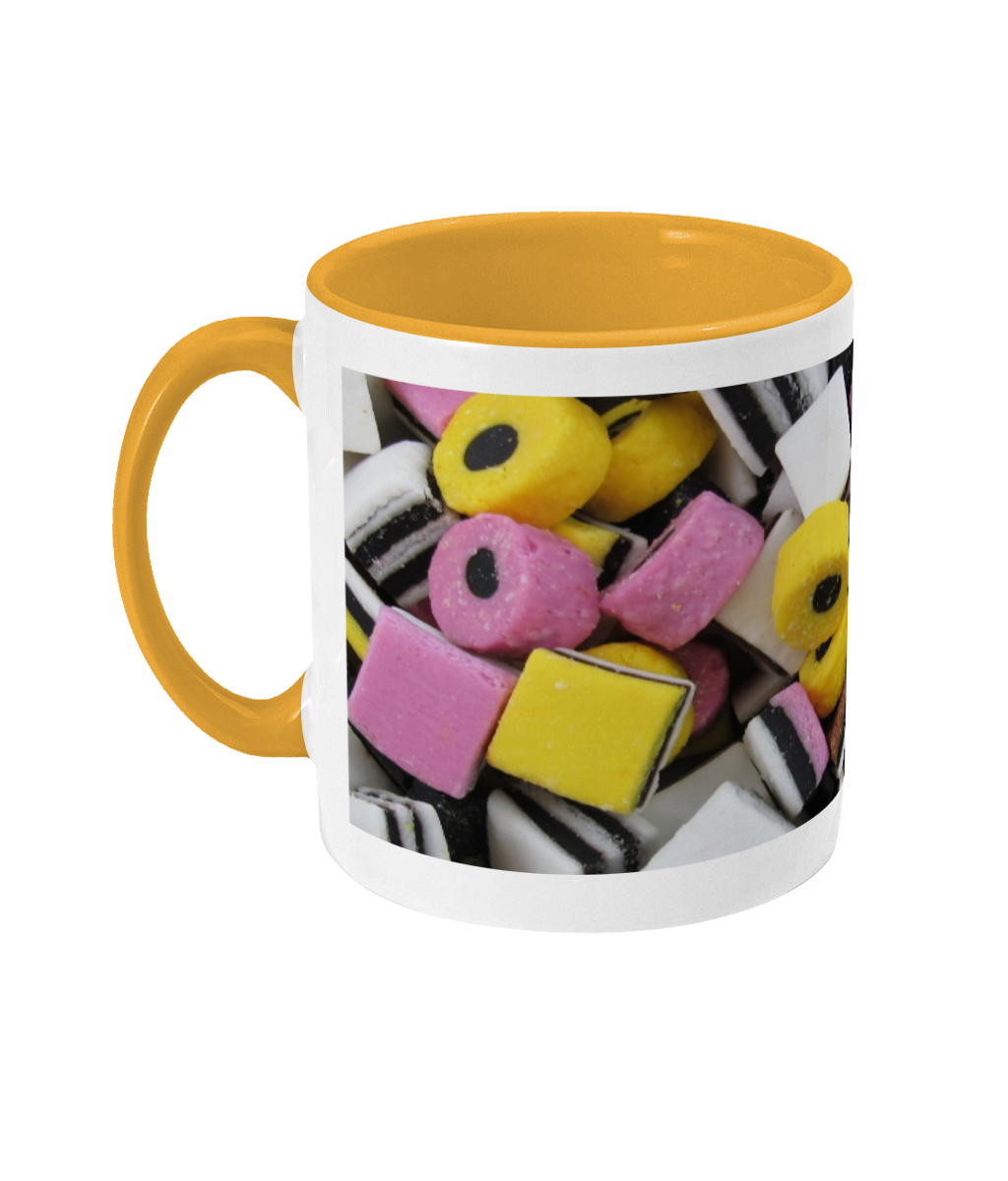 Sweet Shop 'Liqourice Allsorts' Mug
