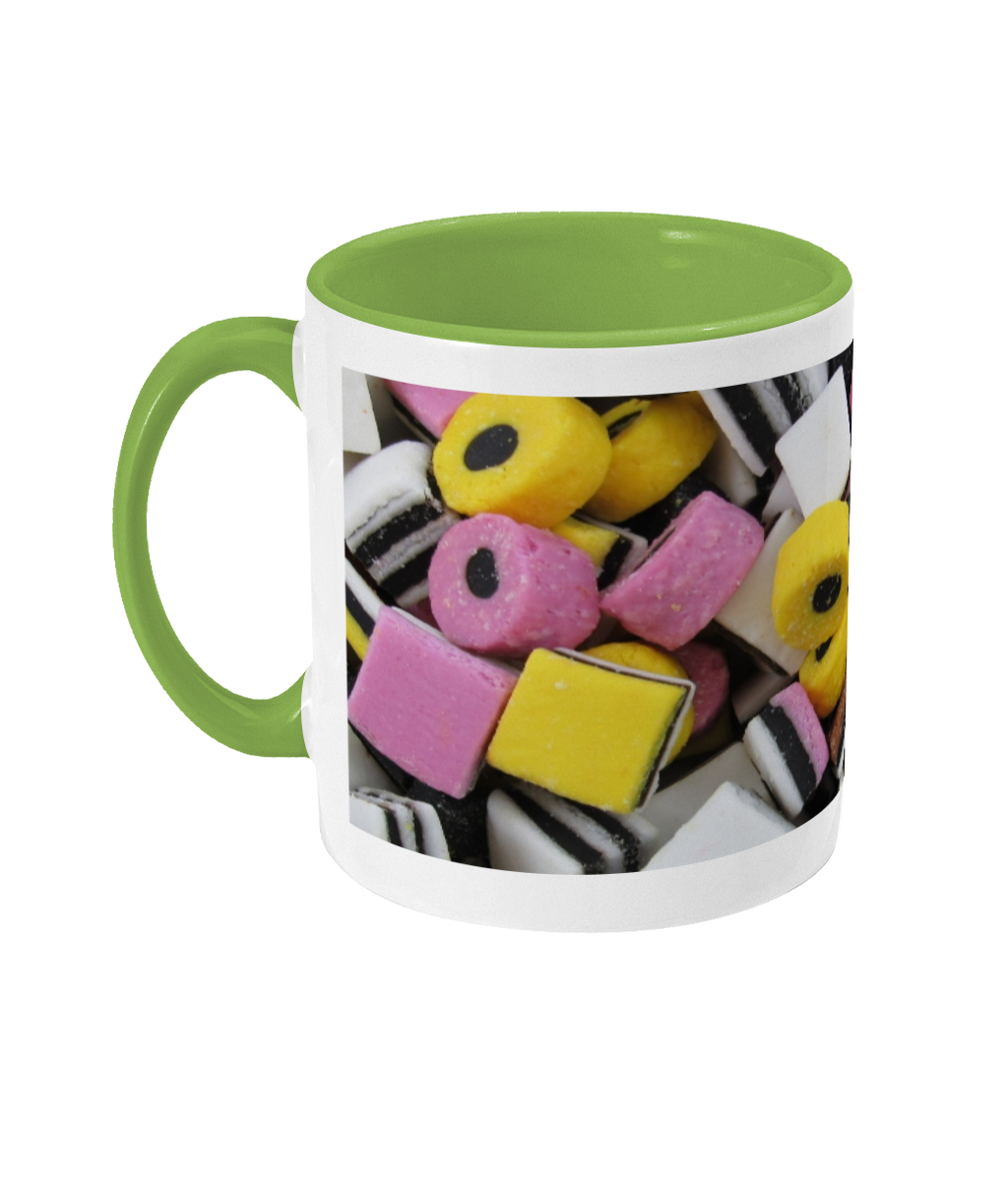 Sweet Shop 'Liqourice Allsorts' Mug