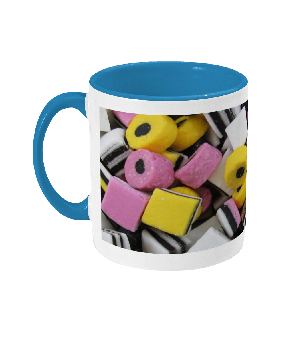 Sweet Shop 'Liqourice Allsorts' Mug