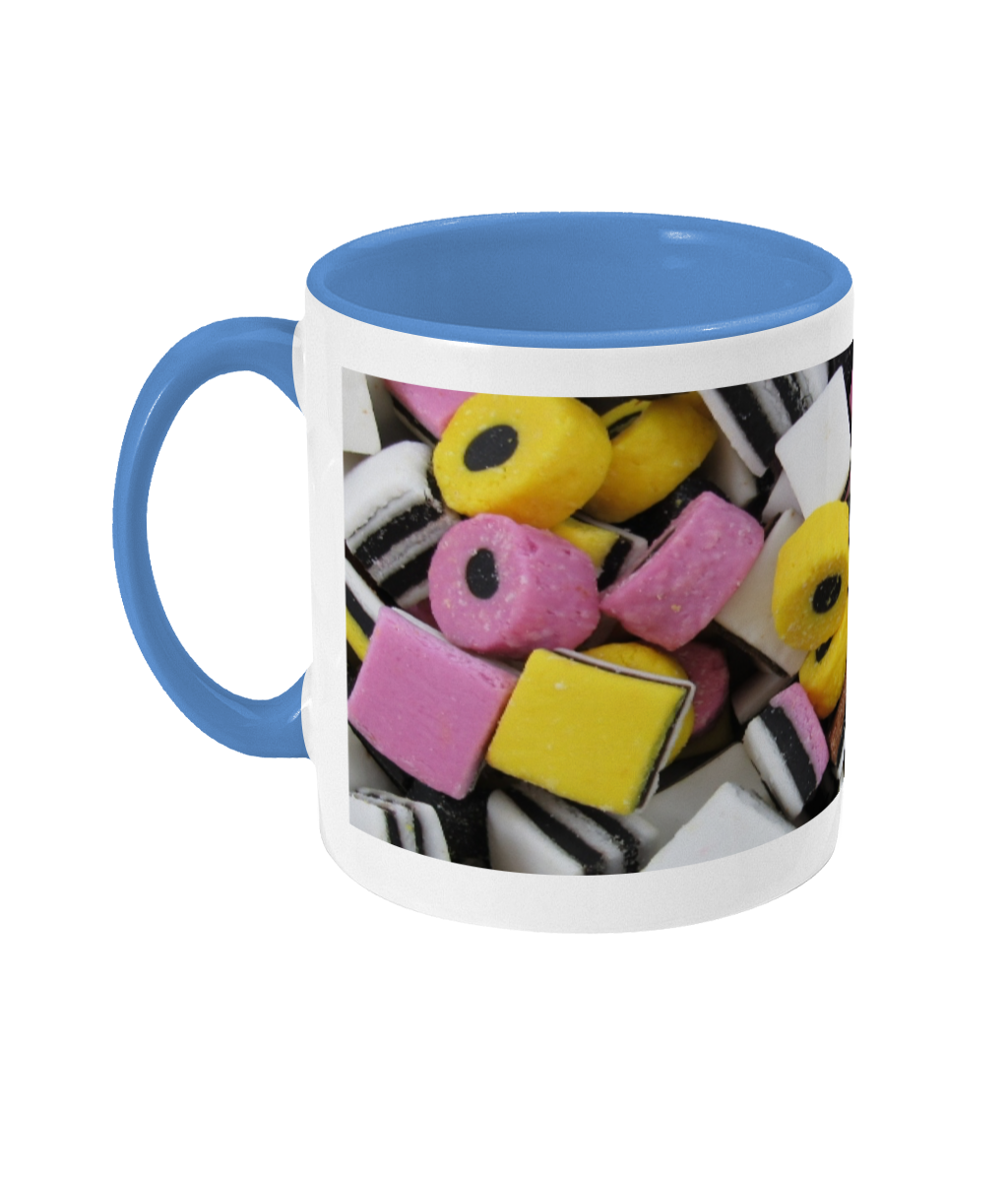 Sweet Shop 'Liqourice Allsorts' Mug