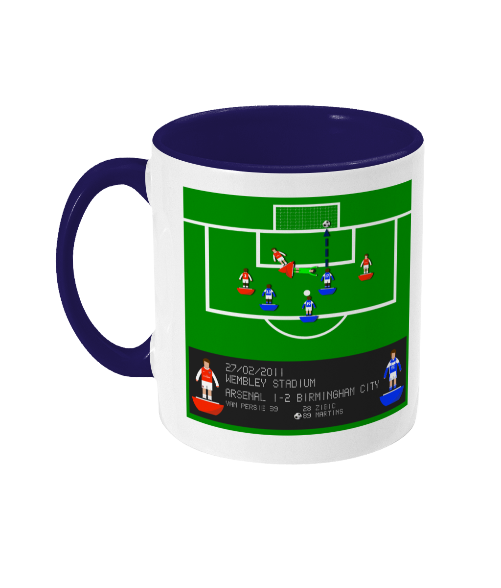 Football Iconic Moment 'Obafemi Martins Arsenal v BIRMINGHAM 2011' Mug