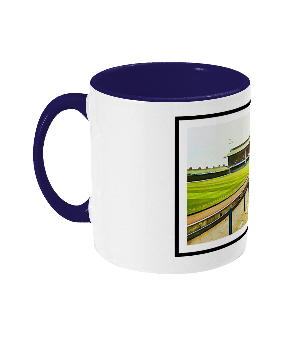 Football Grounds 'Leicester Filbert Street Oil Painting' Mug