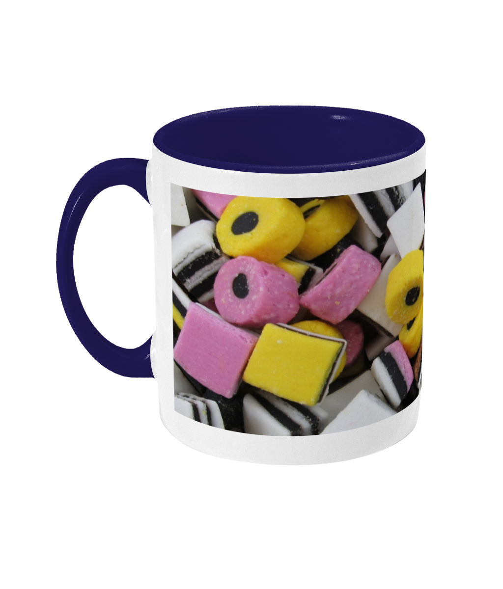 Sweet Shop 'Liqourice Allsorts' Mug