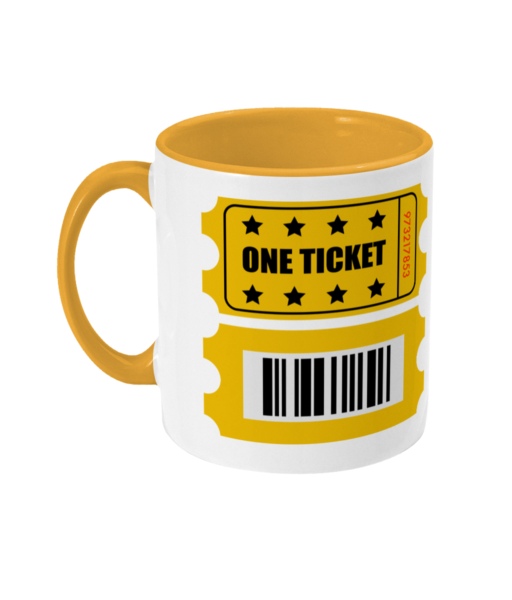 Gaming Arcade 'Ticket' Mug