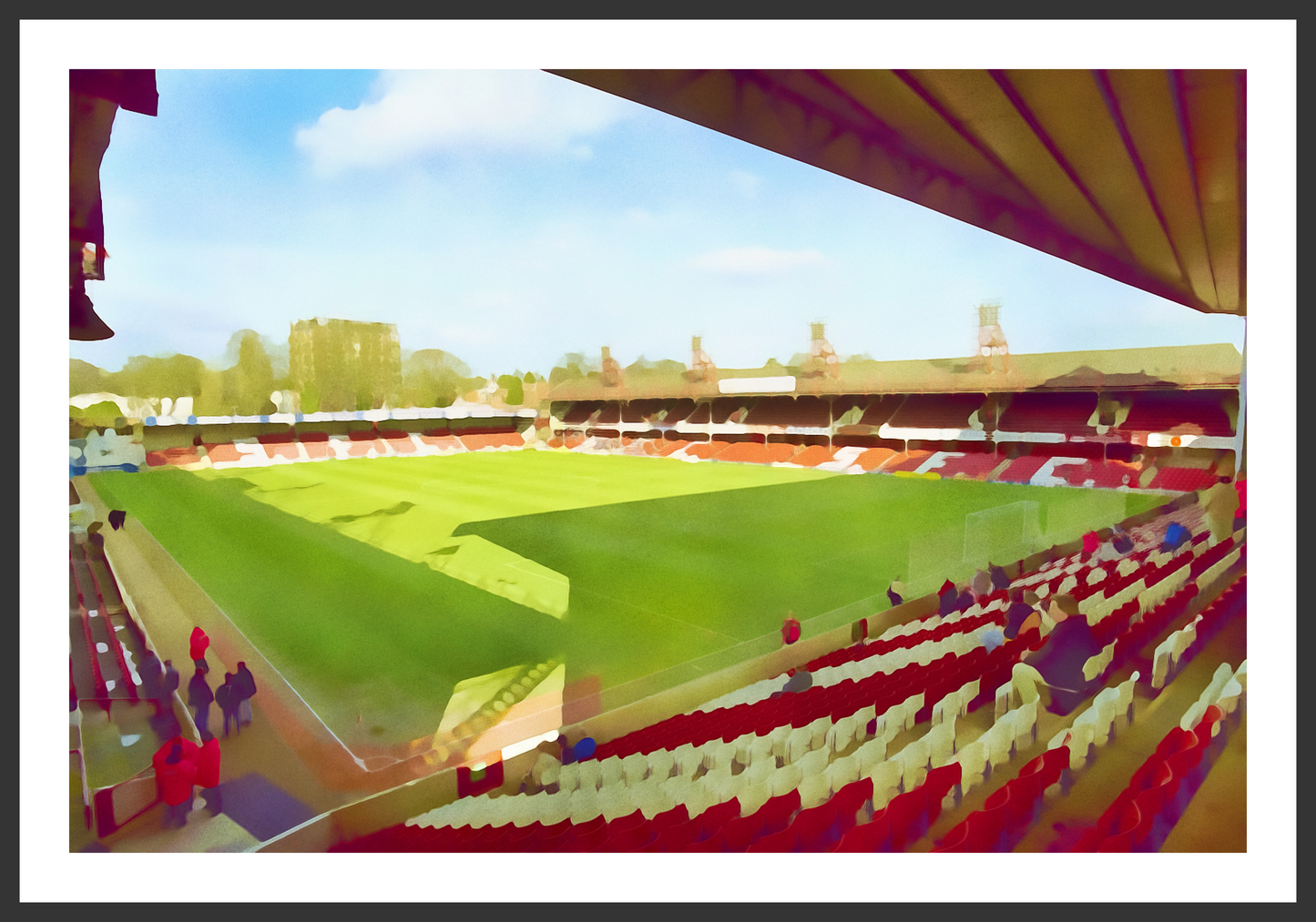 Football Grounds 'SOUTHAMPTON The Dell Watercolour Style' Mug