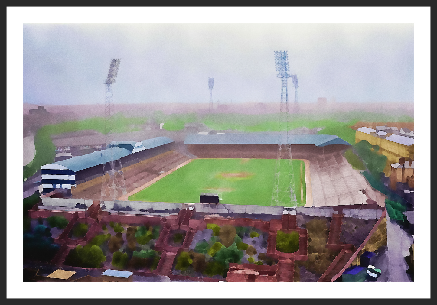 Football Grounds 'NEWCASTLE St James Park watercolour-style 1' Mug