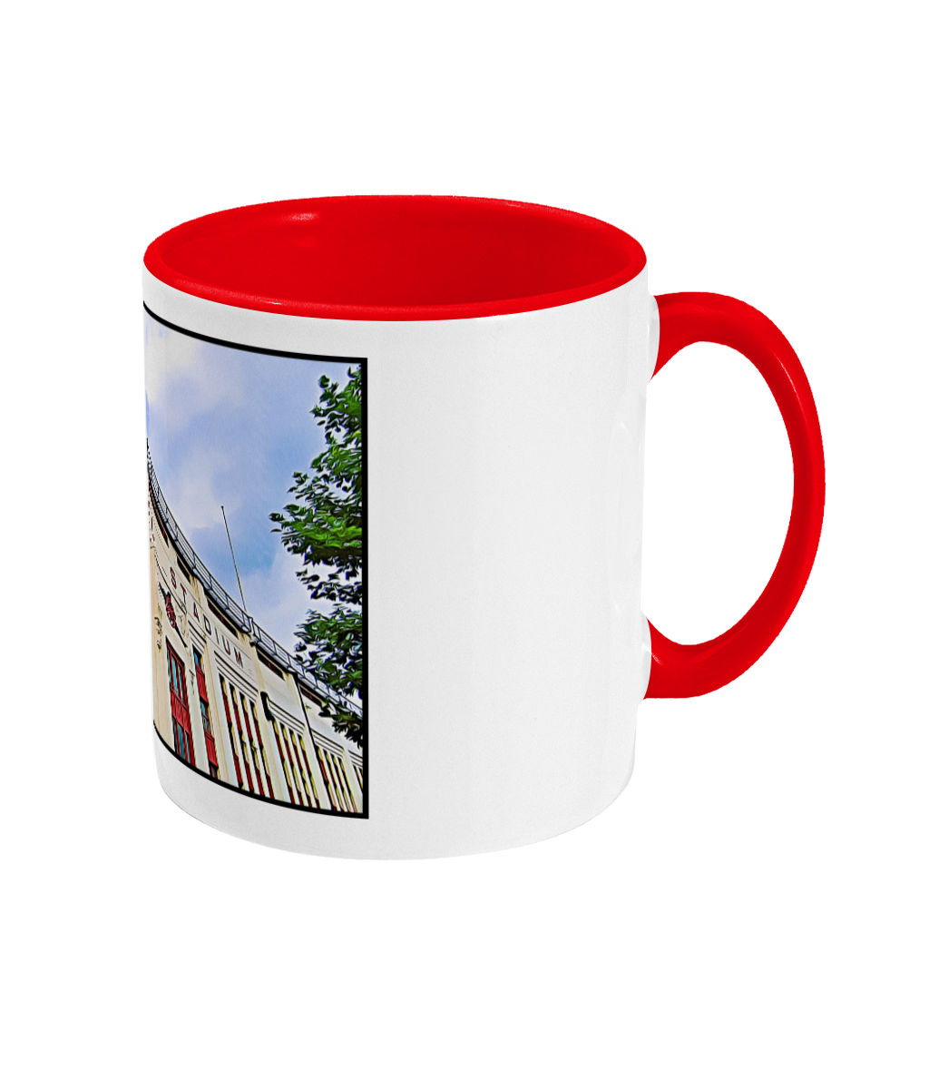 Football Grounds 'Arsenal Highbury Oil Painting' Mug