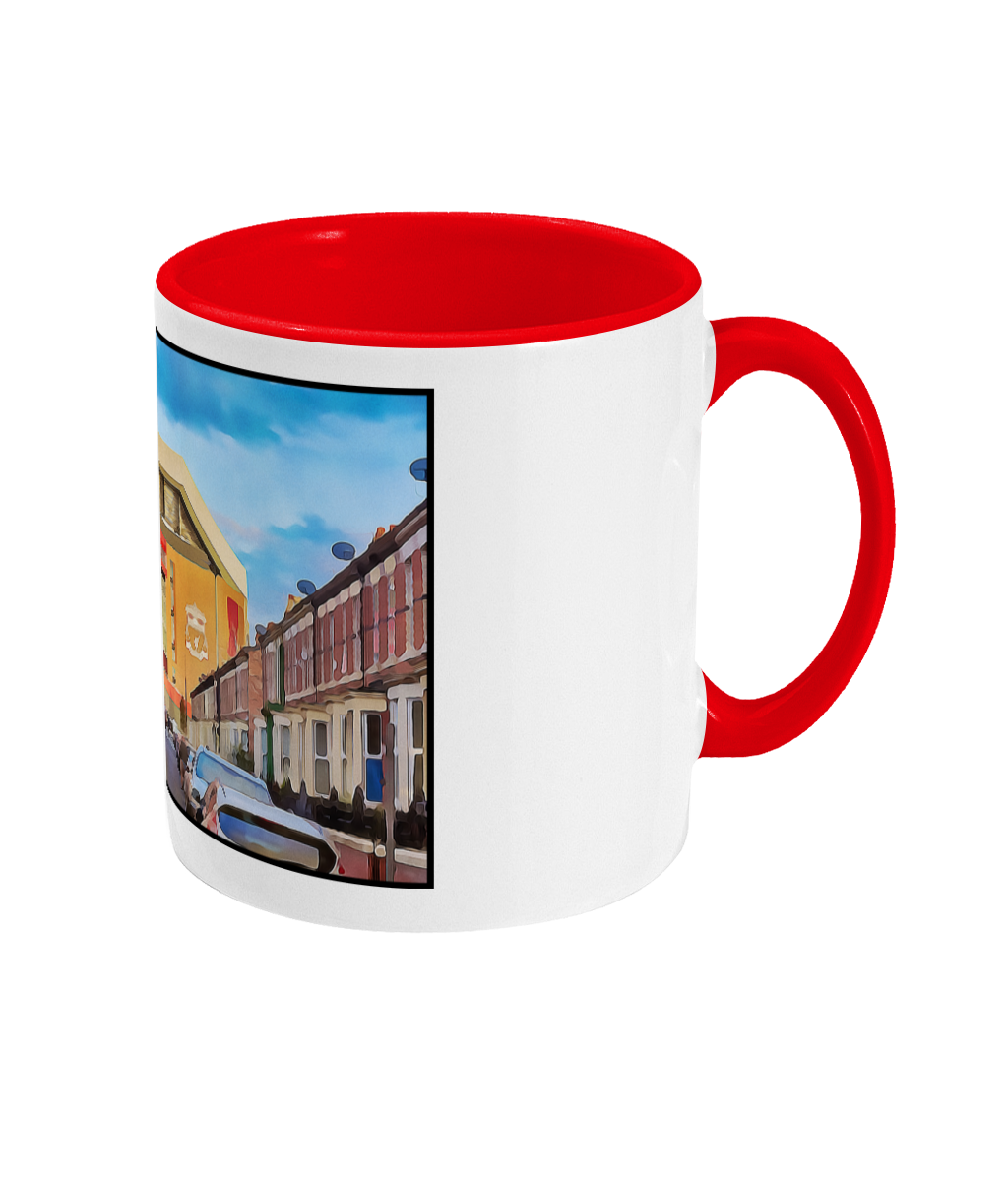 Football Grounds 'Liverpool Main Stand Watercolour Style' Mug