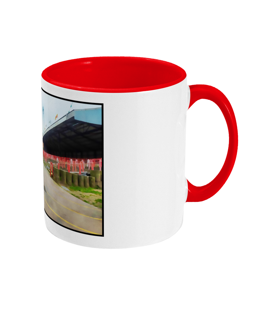 Football Grounds 'Wrexham Kop Watercolour Style' Mug