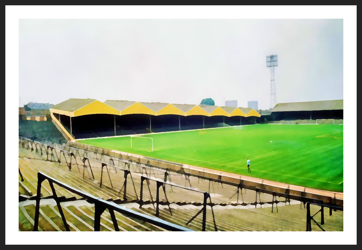 Football Grounds 'Wolverhampton Molineux Watercolour Style' Mug