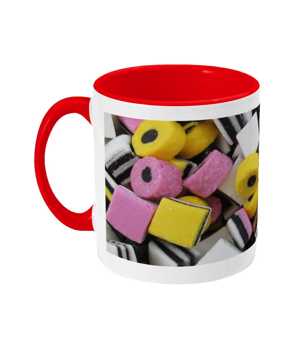 Sweet Shop 'Liqourice Allsorts' Mug