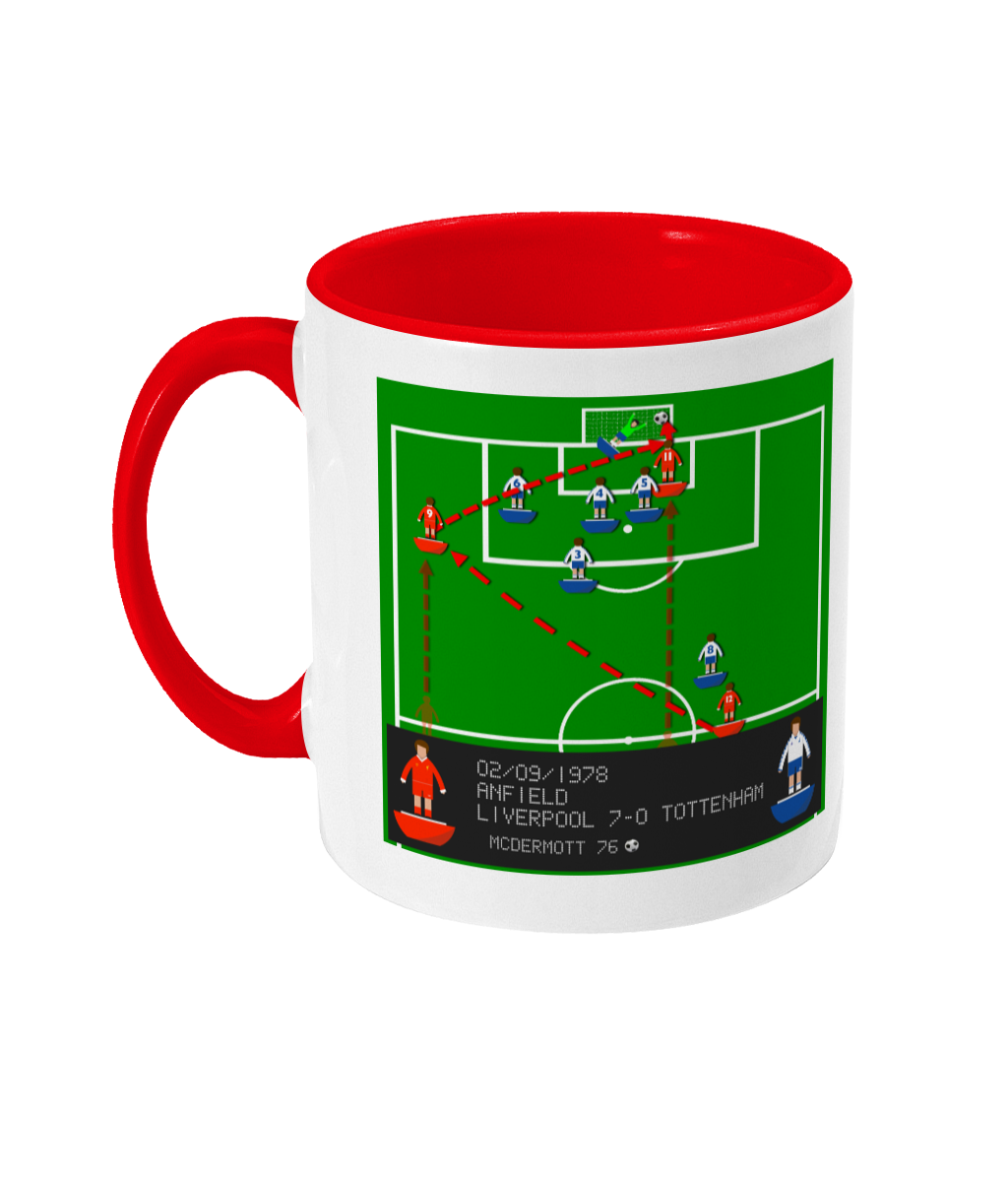 Football Iconic Moment 'Terry McDermott Liverpool v Tottenham Hotspur 1978' Mug