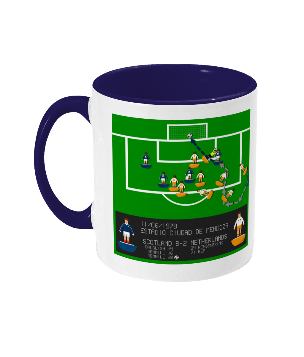 Football Iconic Moment 'Archie Gemmill SCOTLAND v Netherlands 1978' Mug