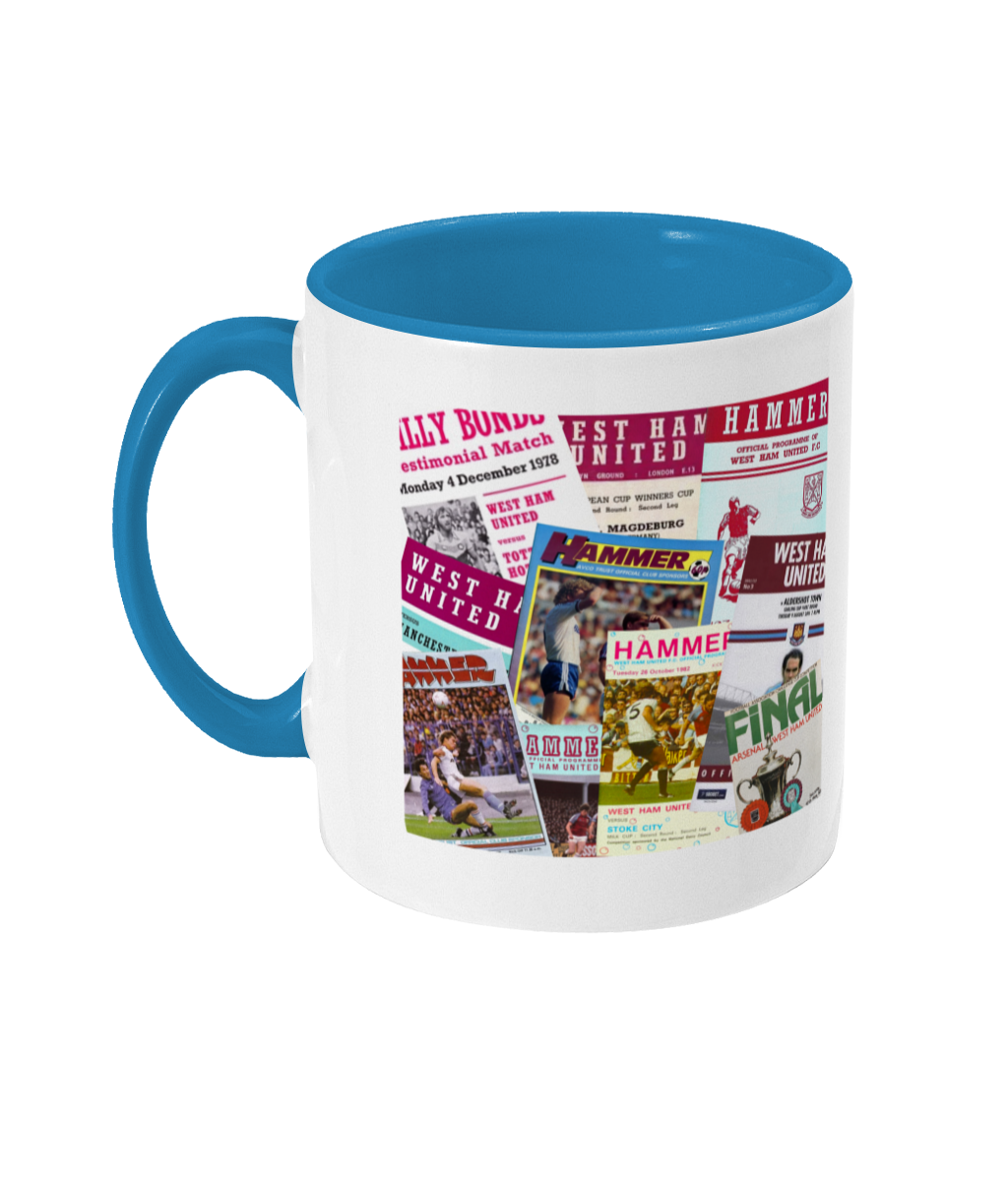 Football Programmes 'West Ham United' Mug