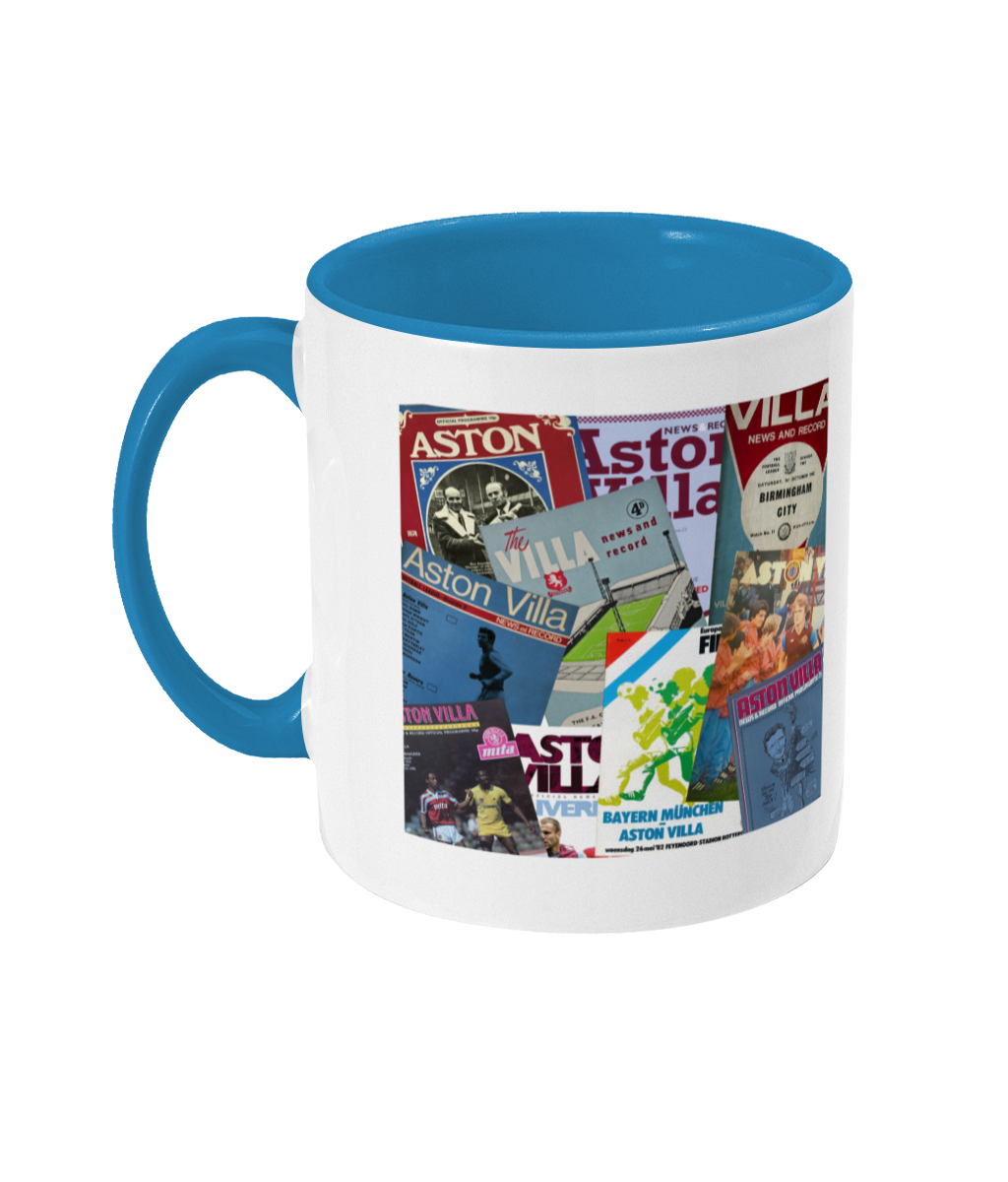 Football Programmes 'Aston Villa' Mug