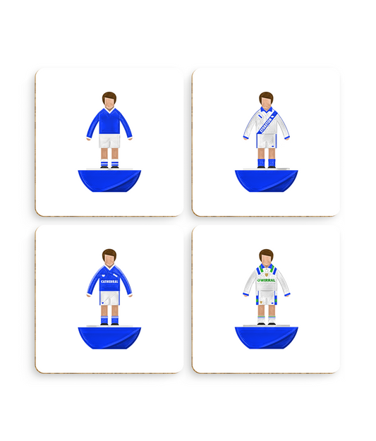 Football Kits 'Tranmere Rovers sketchbook' Coasters