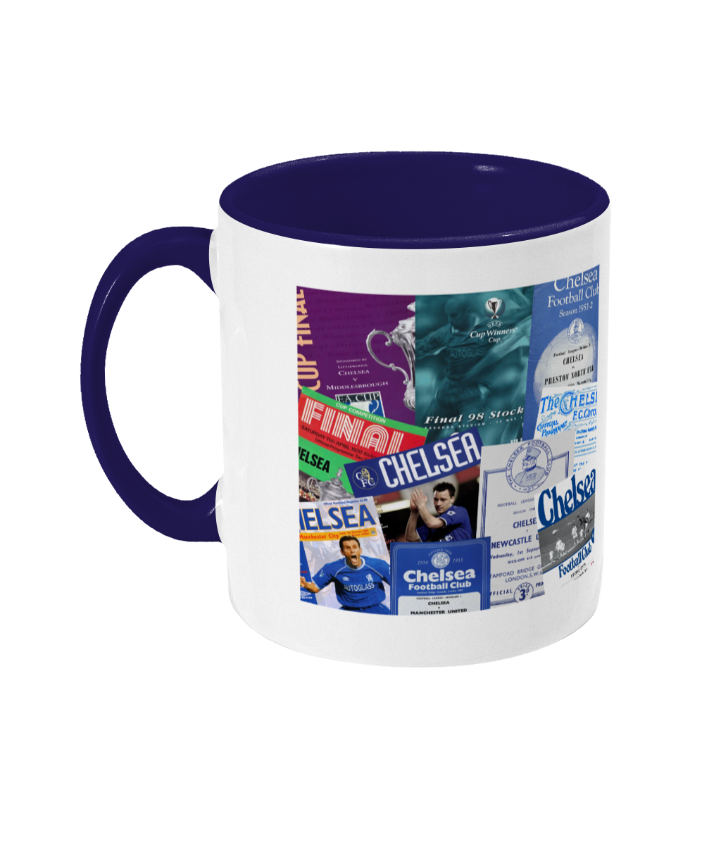 Football Programmes 'Chelsea' Mug