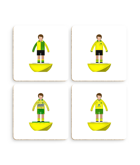 Football Kits 'Norwich City sketchbook' Coasters