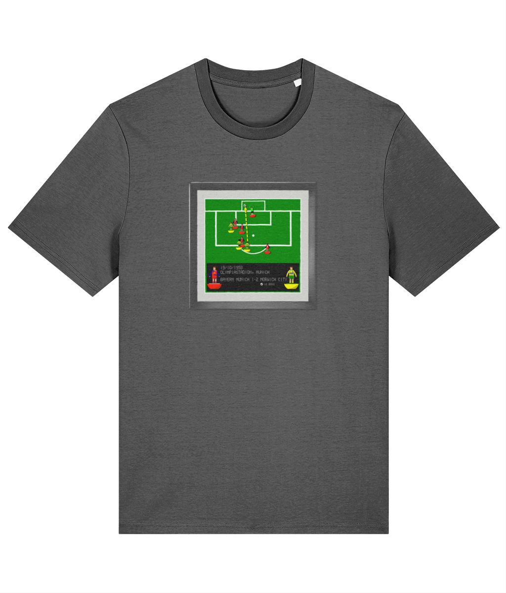 Football Iconic Moments 'Goss - Bayern Munich v NORWICH CITY 1993' Unisex T-Shirt