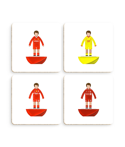 Football Kits 'Liverpool sketchbook' Coasters