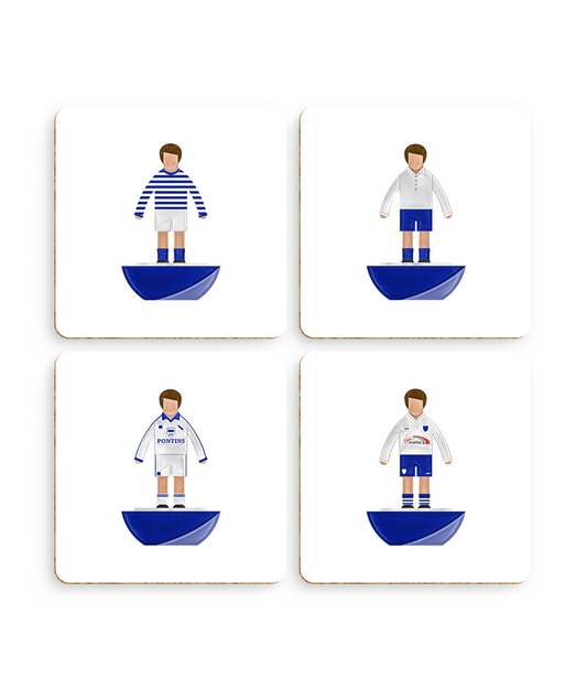 Football Kits 'Preston sketchbook' Coasters