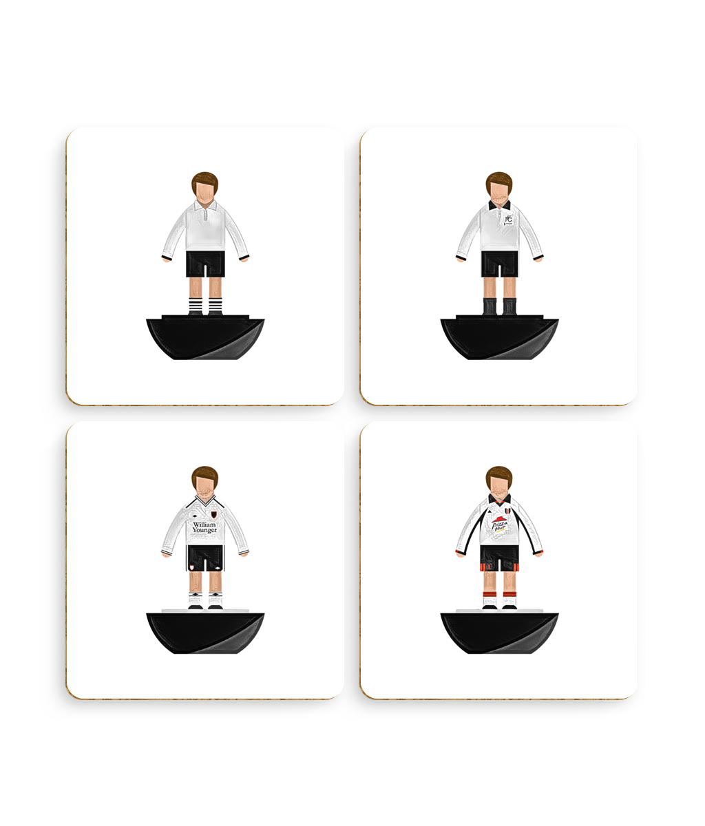 Football Kits 'Fulham sketchbook' Coasters