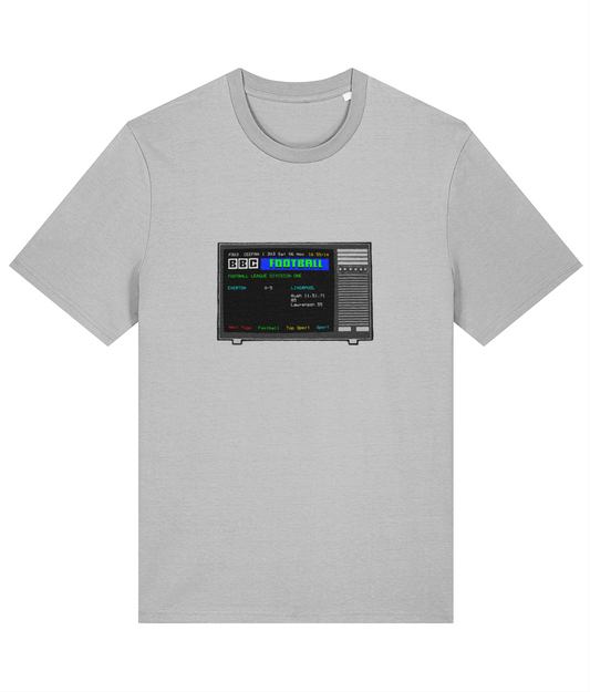 Football Teletext 'Everton v LIVERPOOL 1982' Unisex T-Shirt