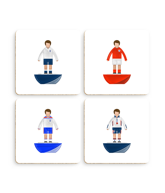 Football Kits 'England sketchbook' Coasters