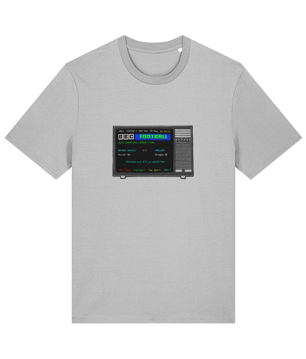 Football Teletext 'Bayern Munich v CHELSEA 2012 Unisex T-Shirt