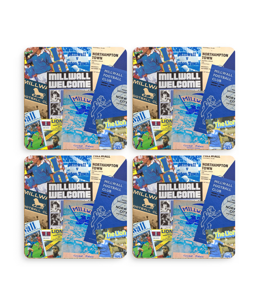 Football Programmes 'Millwall' Coasters