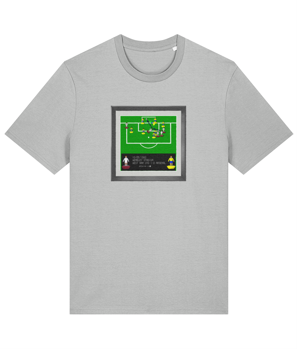 Football Iconic Moments 'Brooking - WEST HAM UNITED v Arsenal 1980' Unisex T-Shirt