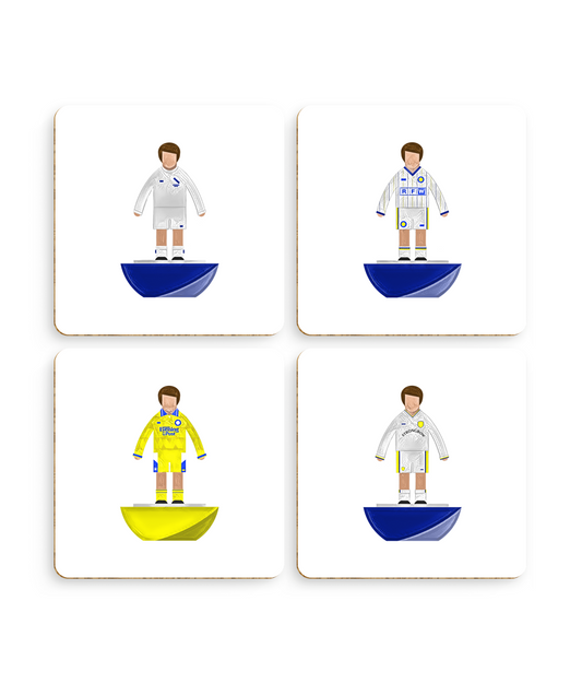 Football Kits 'Leeds United sketchbook' Coasters