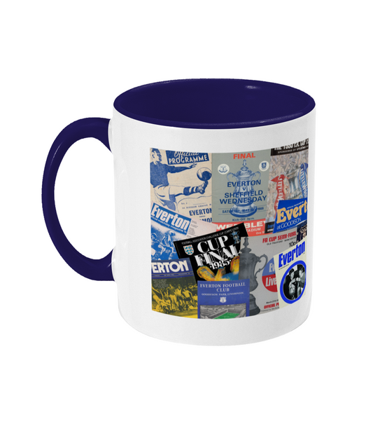 Football Programmes 'Everton' Mug
