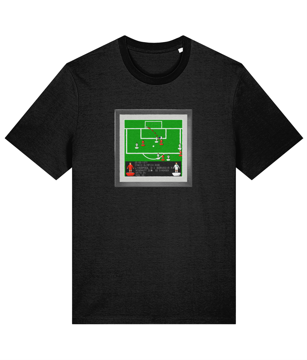 Football Iconic Moments 'McDermott - LIVERPOOL v Borussia M 1977' Unisex T-Shirt