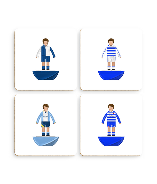 Football Kits 'Reading sketchbook' Coasters